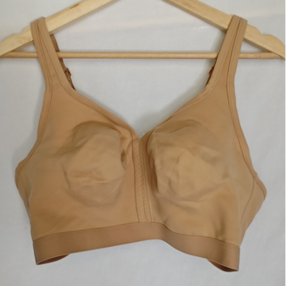 Soma Embraceable Bra Full Coverage Wireless 44DD Soft Tan Unlined 570148820 New